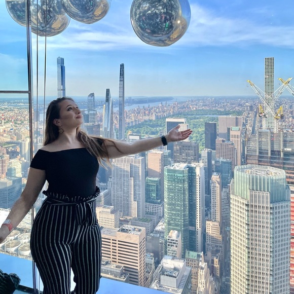 Striped jumpsuit - Picture 3 of 4